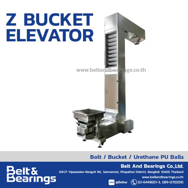 ชุดกระพ้อลำเลียงซองสแตนเลส Z BUCKET ELEVATOR - Image 2