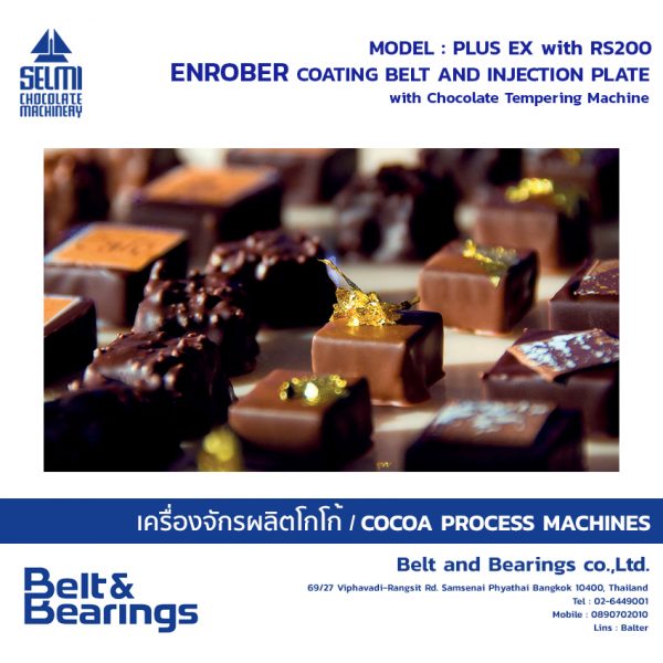 Chocolate Tempering Machine With Enrober Coating Belt And Injection Plate - Image 5