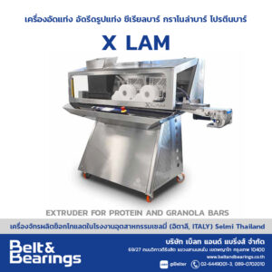 X LAM Extruder for protein and granola bars
