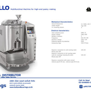FRULLO 25 multifunctional machine for high-end pastry making
