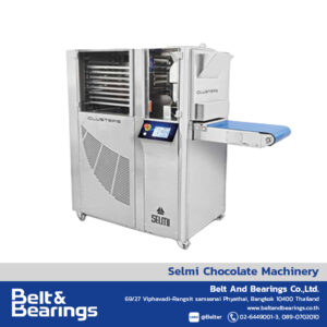 เครื่องผลิตช็อกโกแลตคลัสเตอร์ผสมถั่วอัตโนมัติแบบถาด รุ่น Clusters Trays