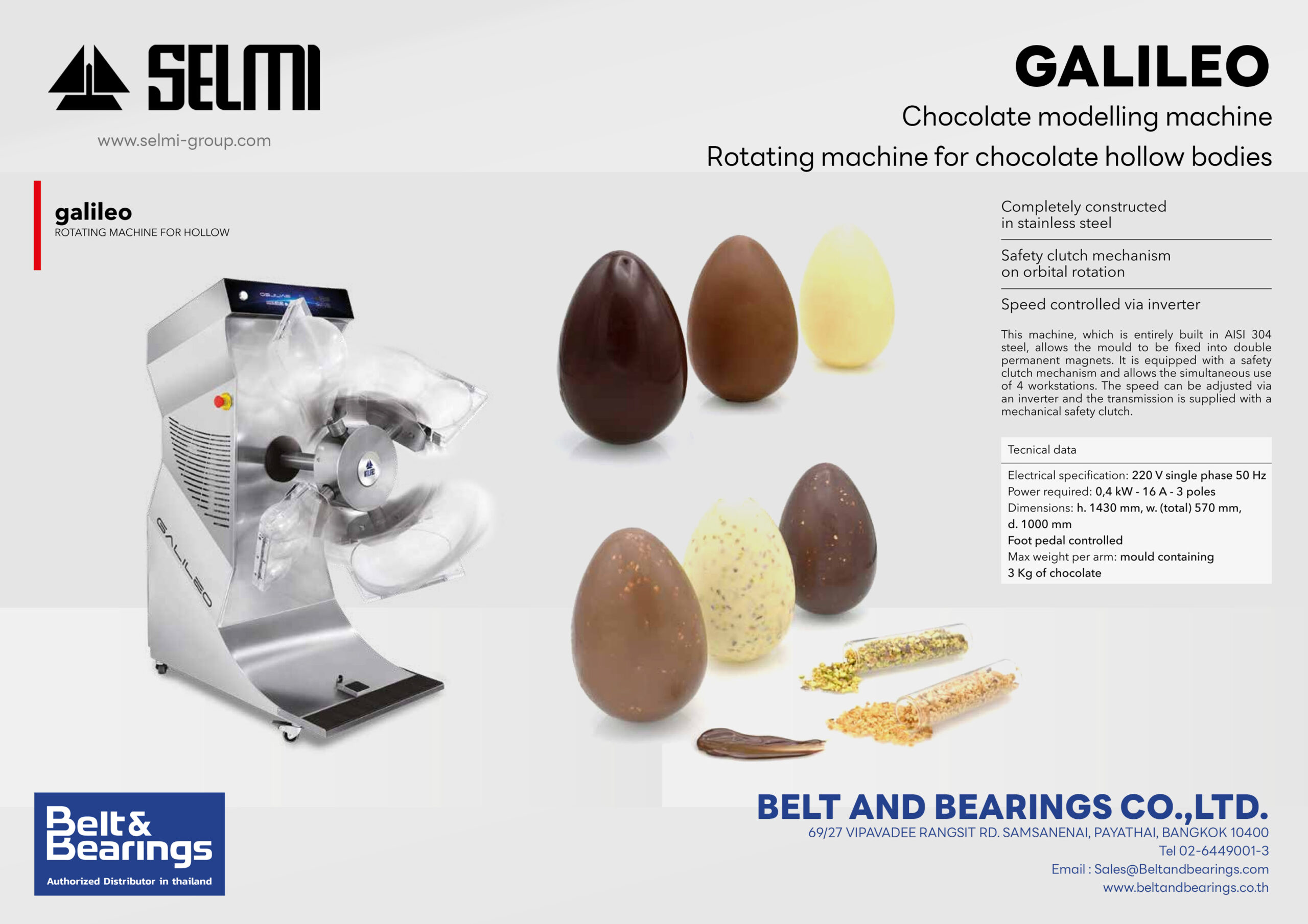 Galileo Rotating machine for chocolate hollow bodies - Image 5
