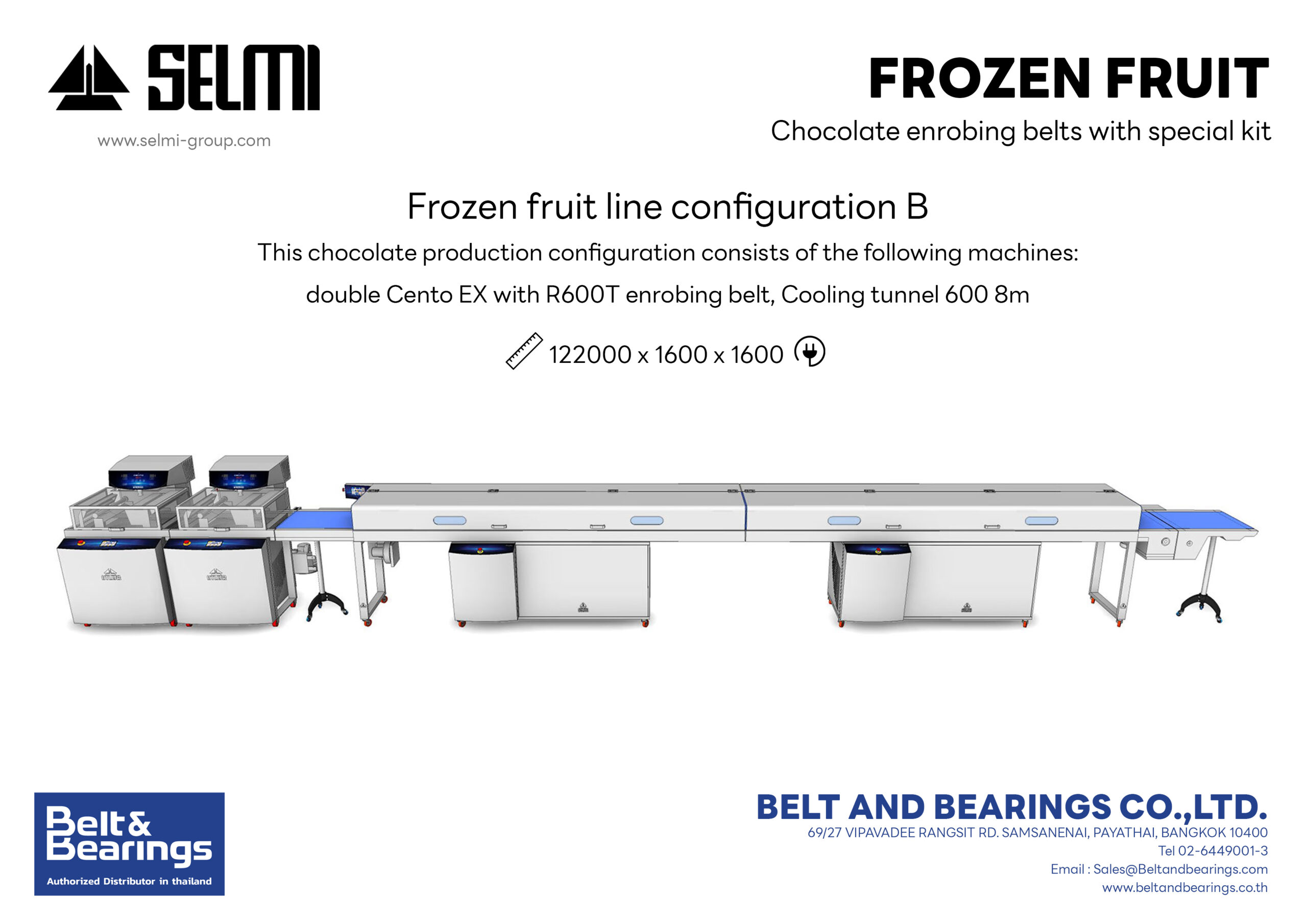 FROZEN FRUIT เครื่องเคลือบผลไม้แช่แข็งด้วยช็อกโกแลต 2 ชั้น - Image 6