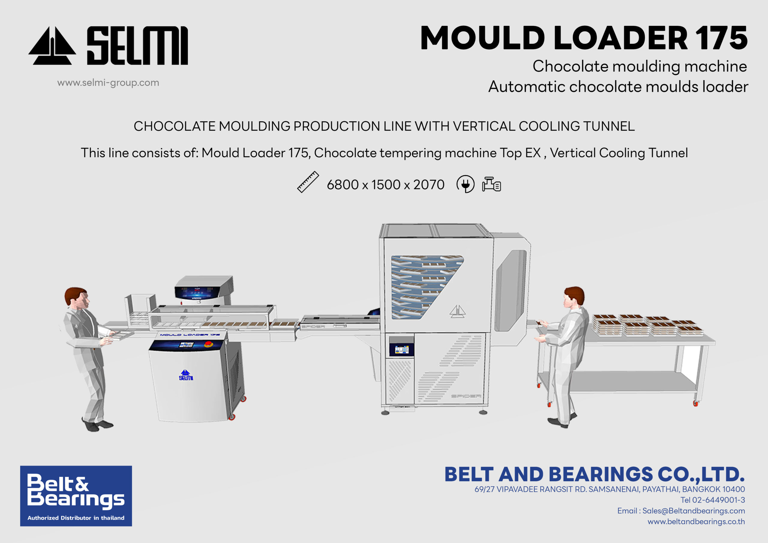 Mould Loader 175 Chocolate Moulding Machine - Image 7