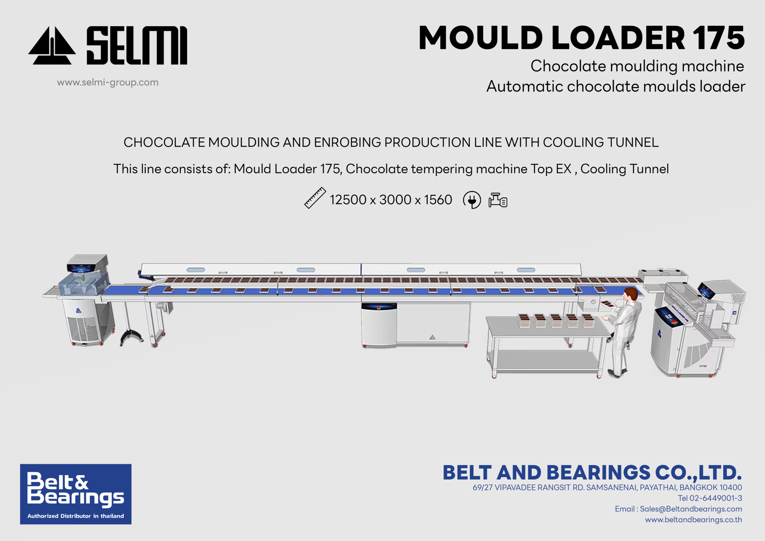 Mould Loader 175 Chocolate Moulding Machine - Image 6